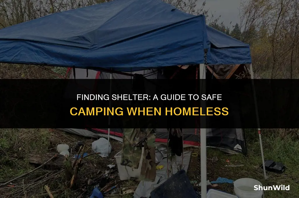 where to camp when homeless
