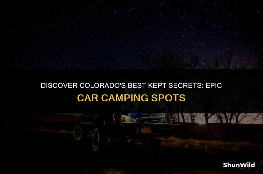 where to car camp colorado