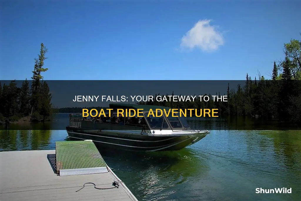 where to catch boat to go to jenny falls wy