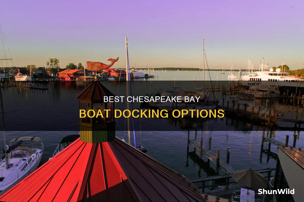 where to dock boat chesapeake bay