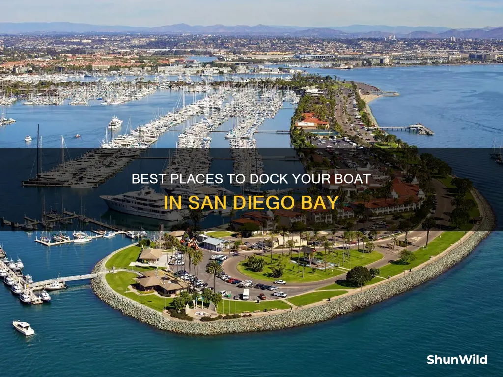 where to dock boat in san diego bay