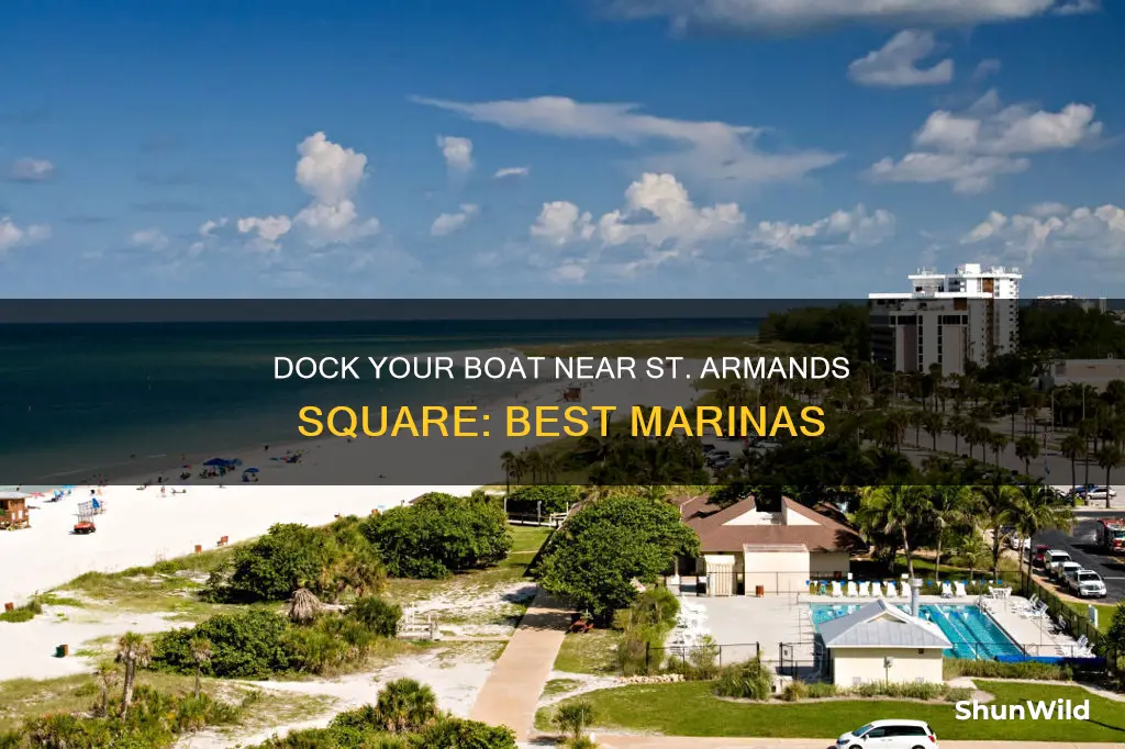 where to dock boat near st armands square