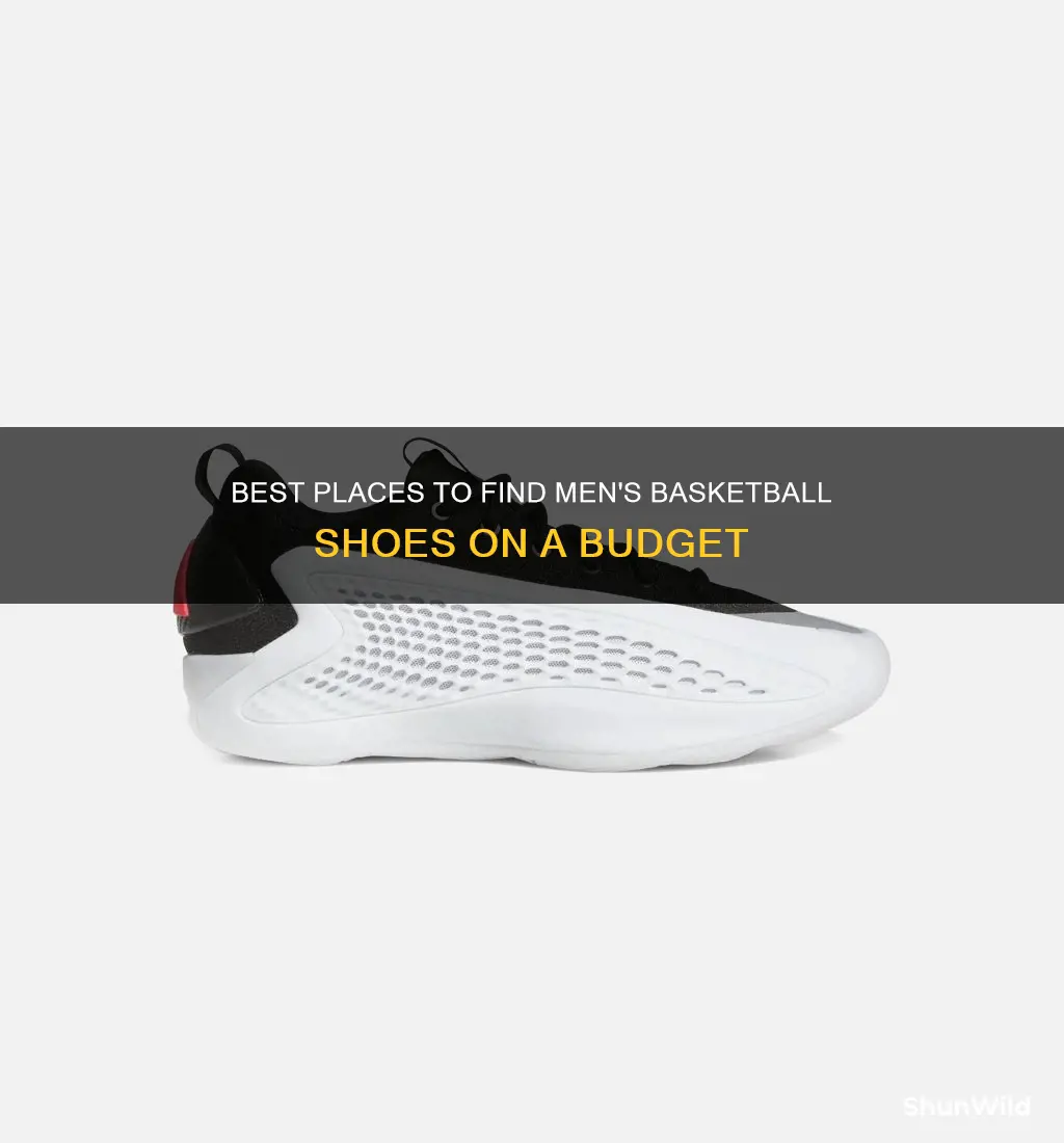 where to find men basketball shoes for less