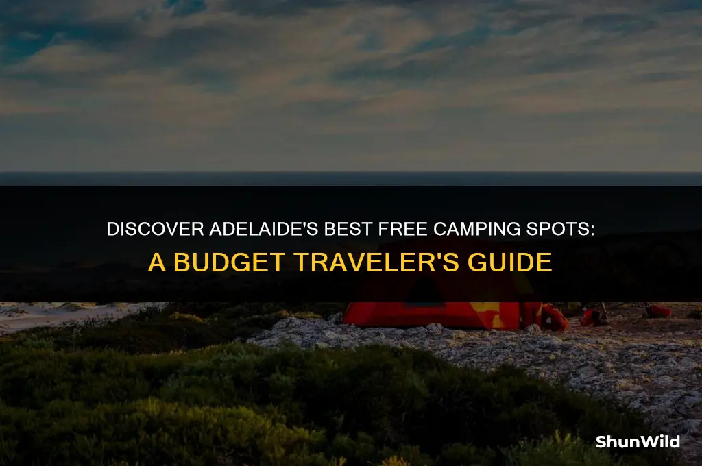 where to free camp adelaide