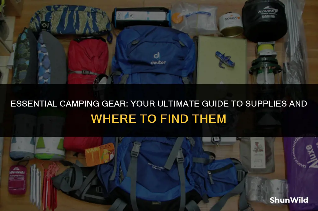where to get camping supplies