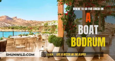 Exploring Bodrum's Lunch Spots Accessible by Boat