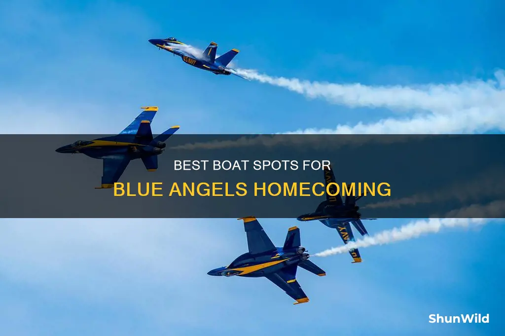 where to go with boat for blue angels homecoming