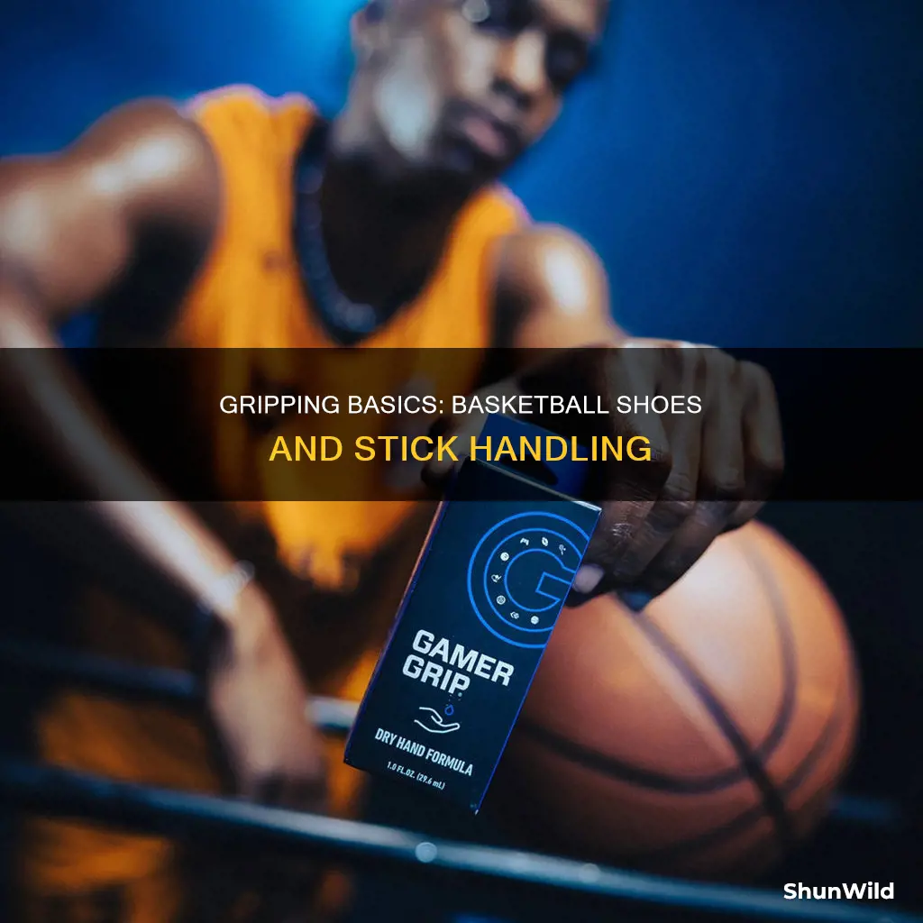 where to grip stick for basketball shoes