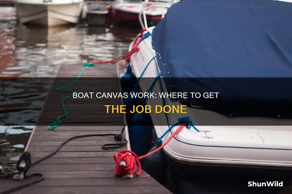where to have boat canvas work