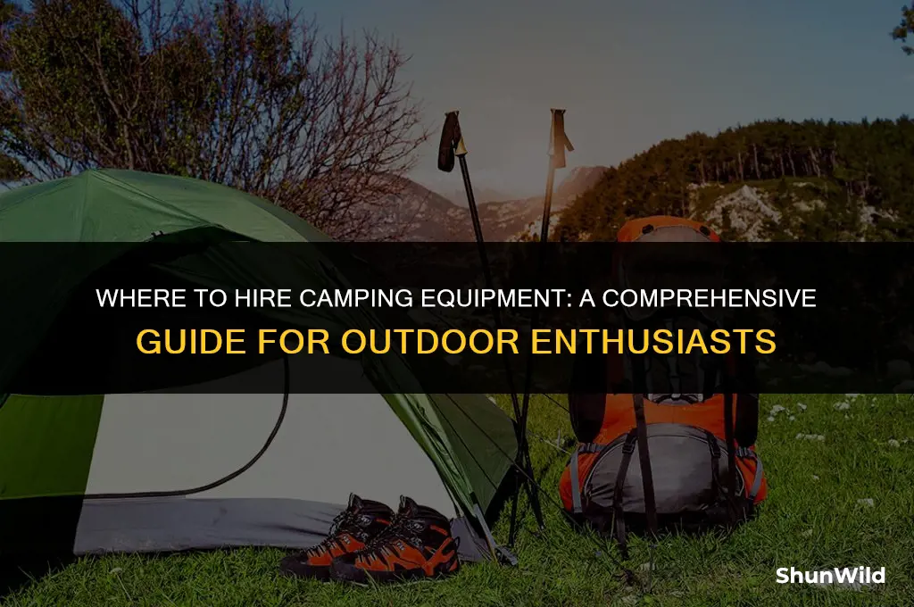 where to hire camping equipment