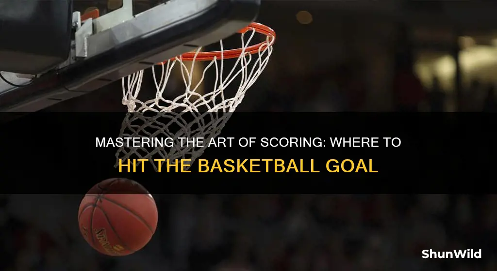 where to hit the basketball goal score