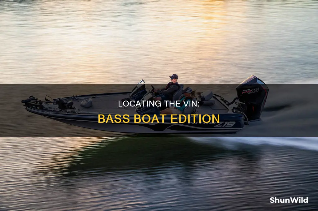 where to locate a vin number on a bass boat