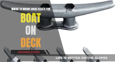 Mounting Dock Cleats: Best Practices for Boat Deck Placement