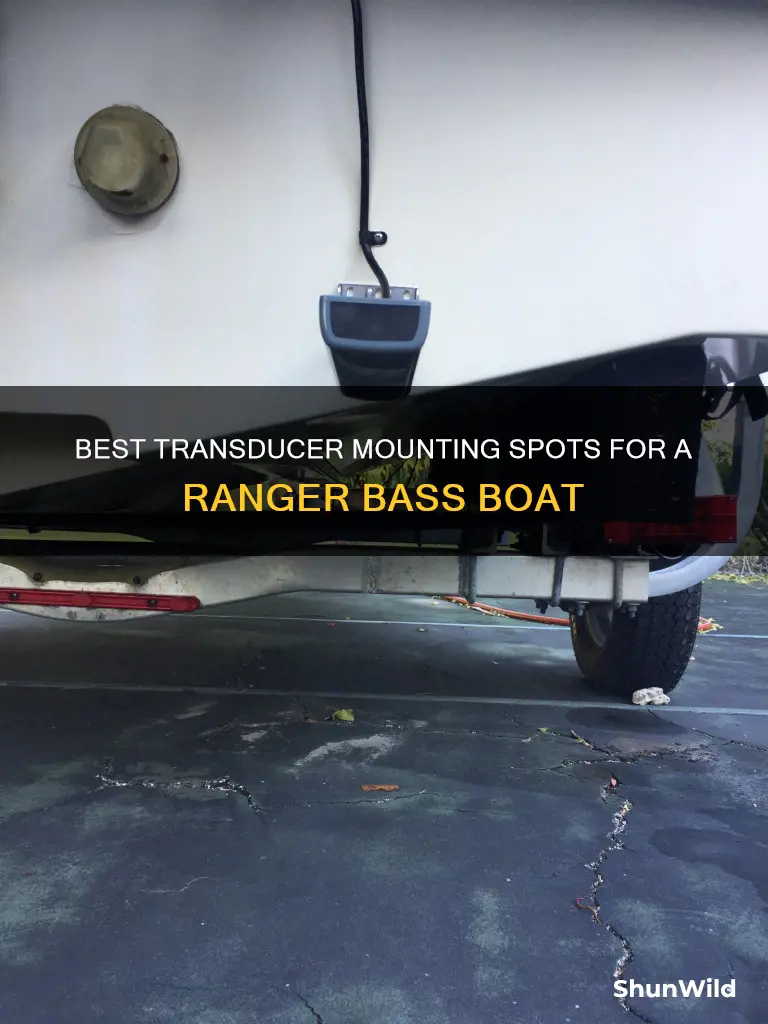 where to mount transducer on ranger bass boat