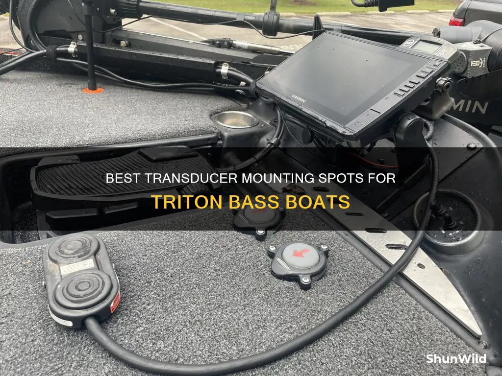 where to mount transducer on triton bass boat