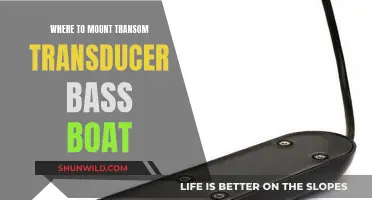 Best Transom Transducer Placement for Bass Boats