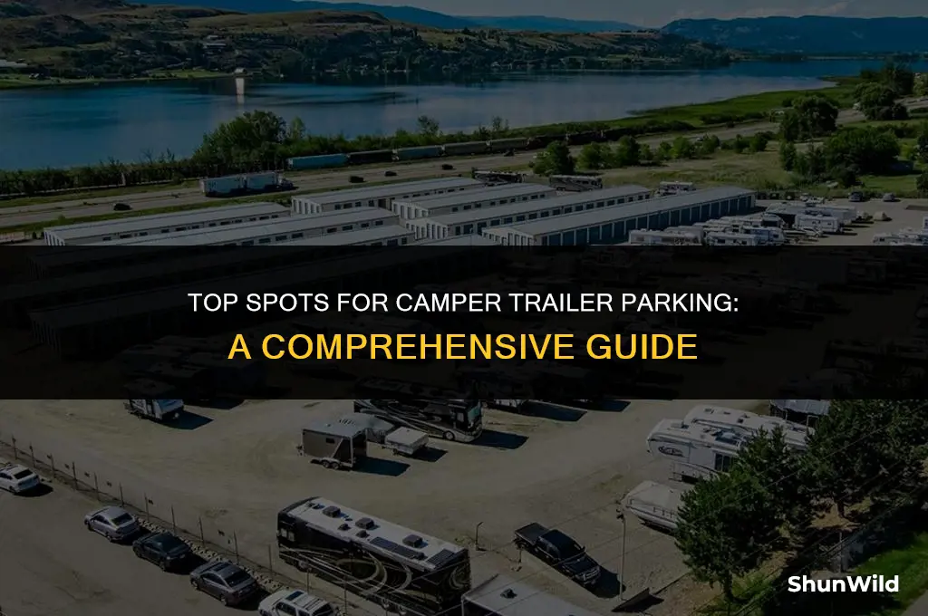 where to park camper trailer