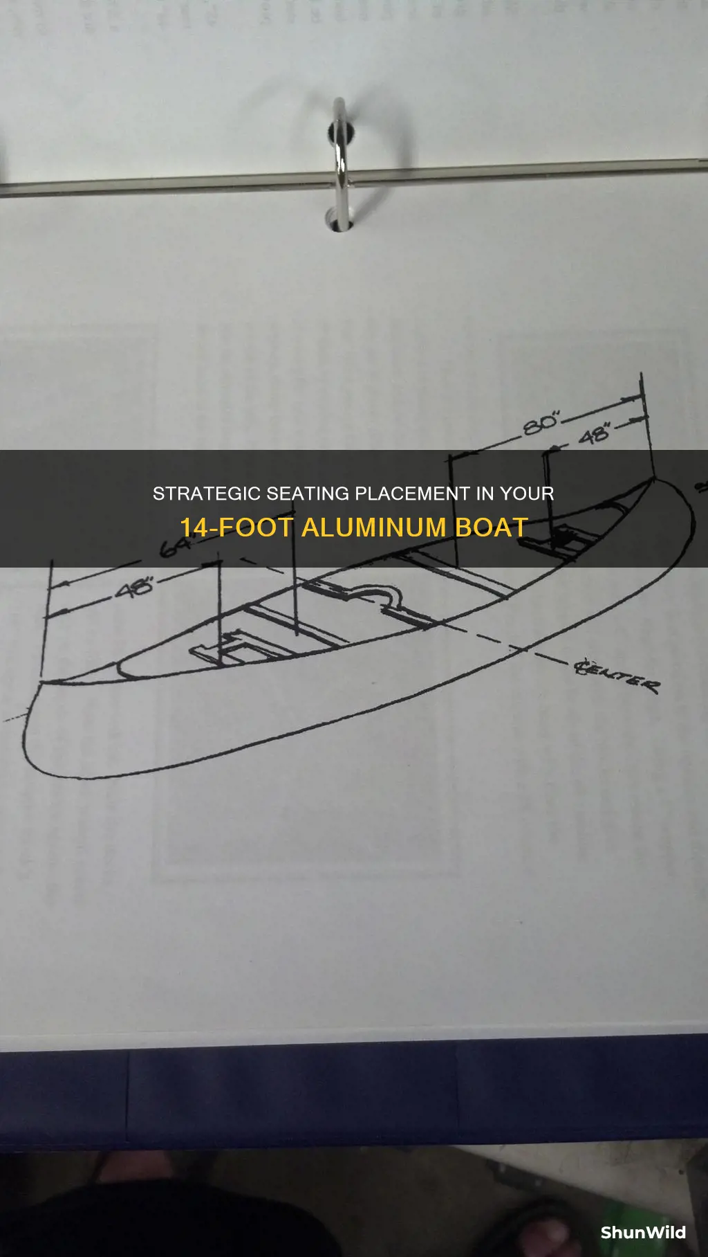 where to place three seats in a 14-foot aluminum boat