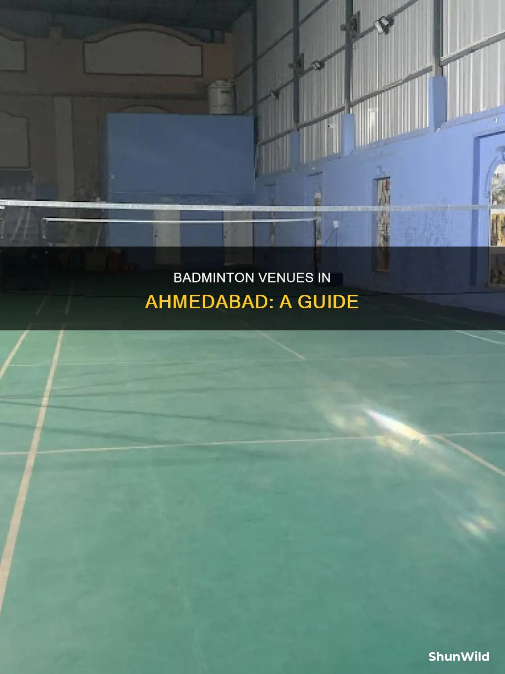 where to play badminton in ahmedabad
