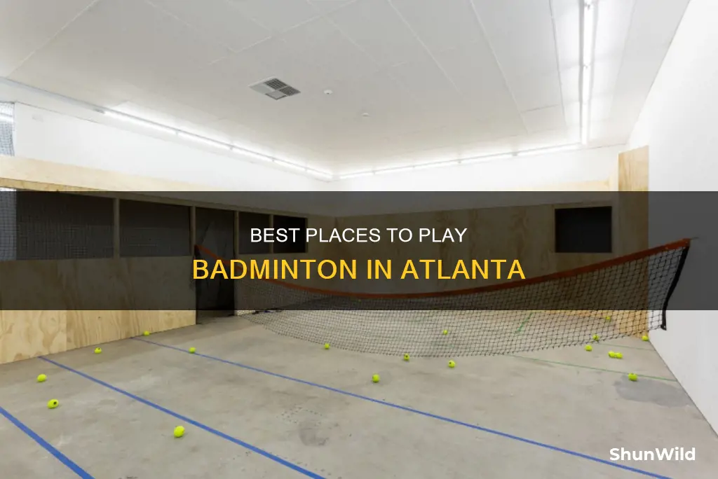 where to play badminton in atlanta