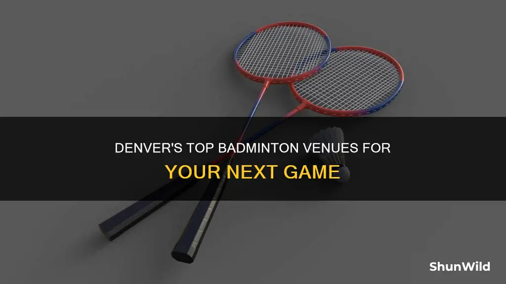 where to play badminton in denver