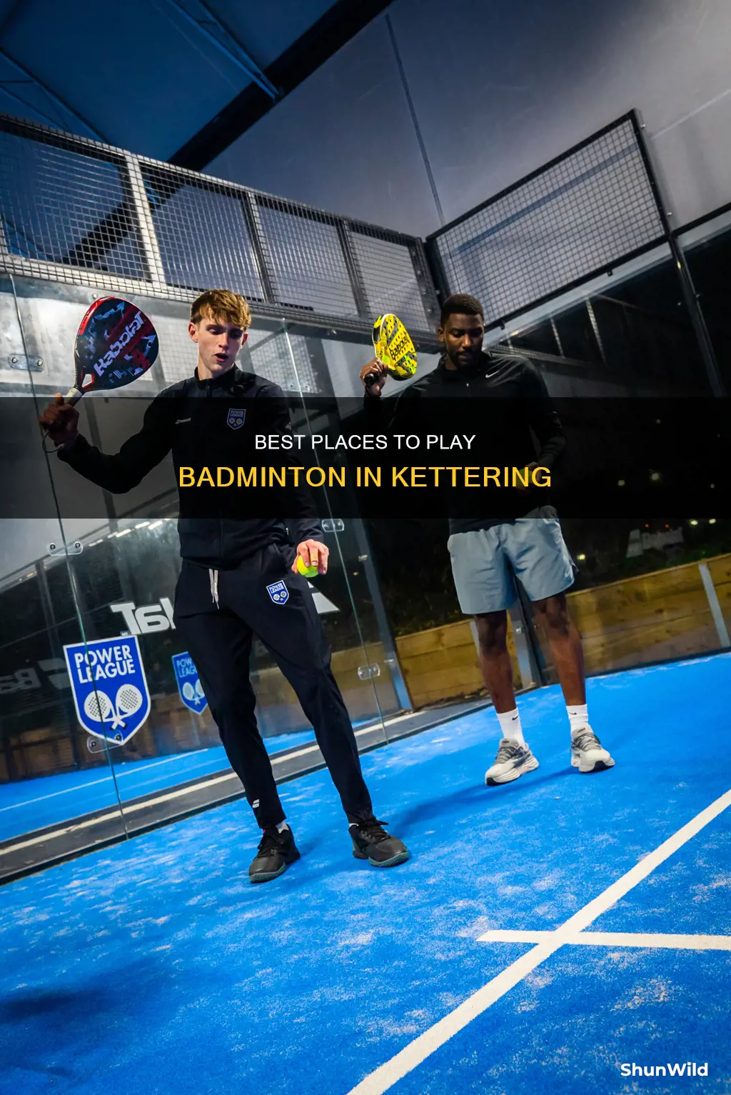 where to play badminton in kettering