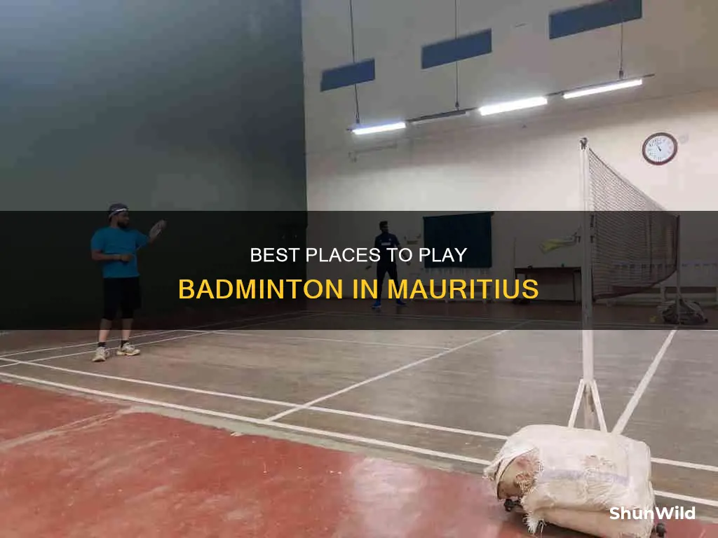 where to play badminton in mauritius
