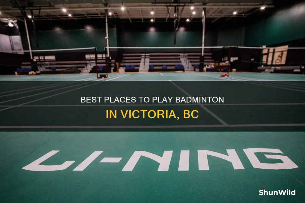 where to play badminton in victoria bc