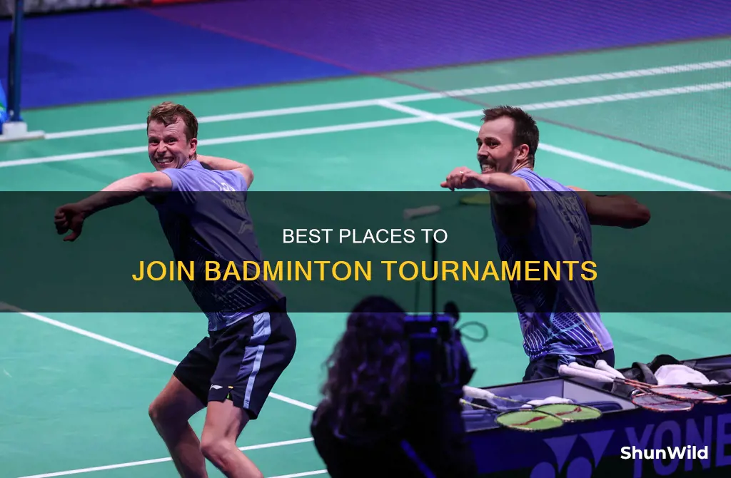where to play in badminton tournament