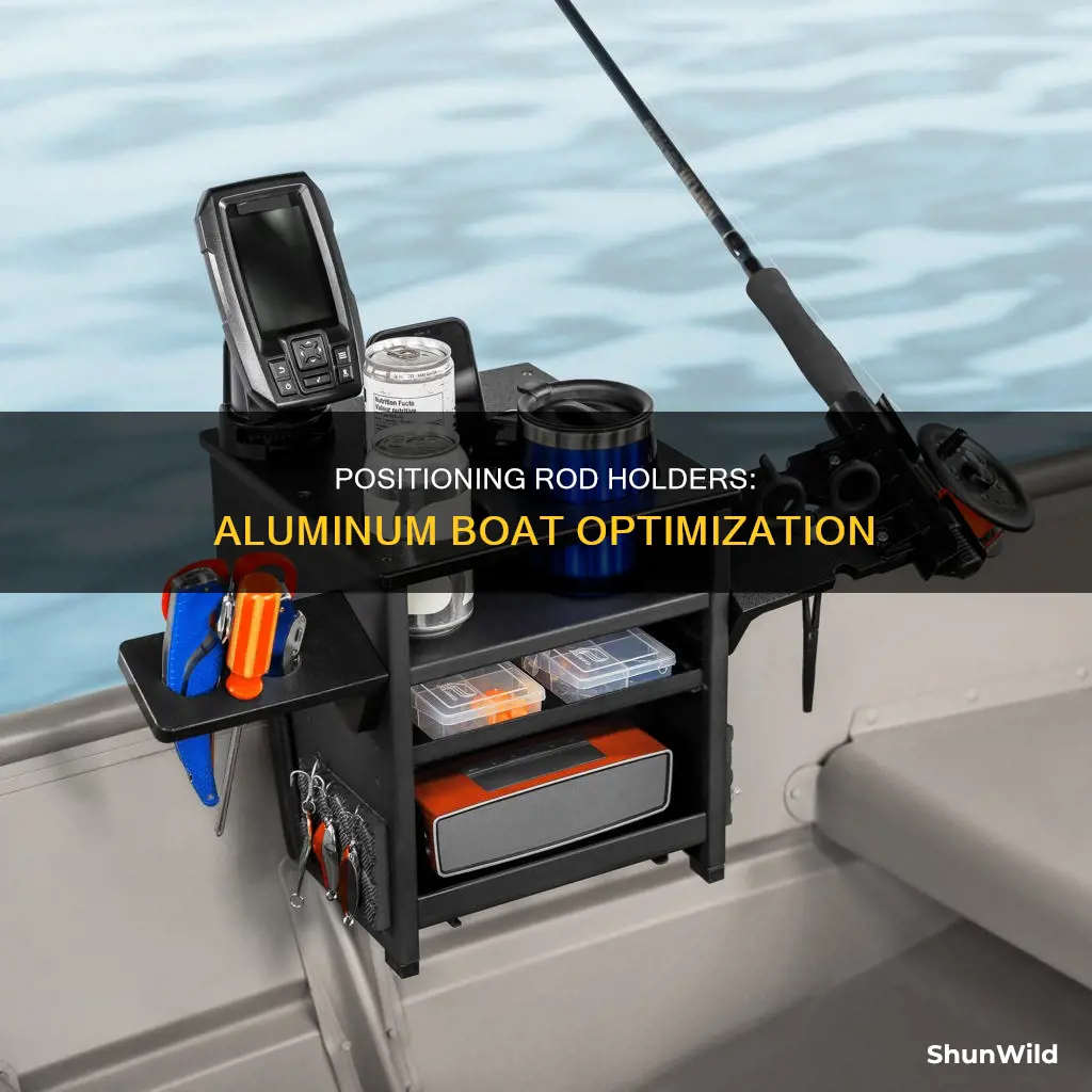 where to position rod holders on an aluminum boat