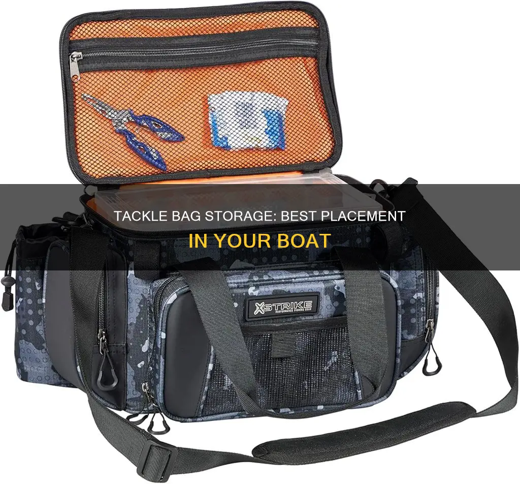 where to put a tackle bag in my boat