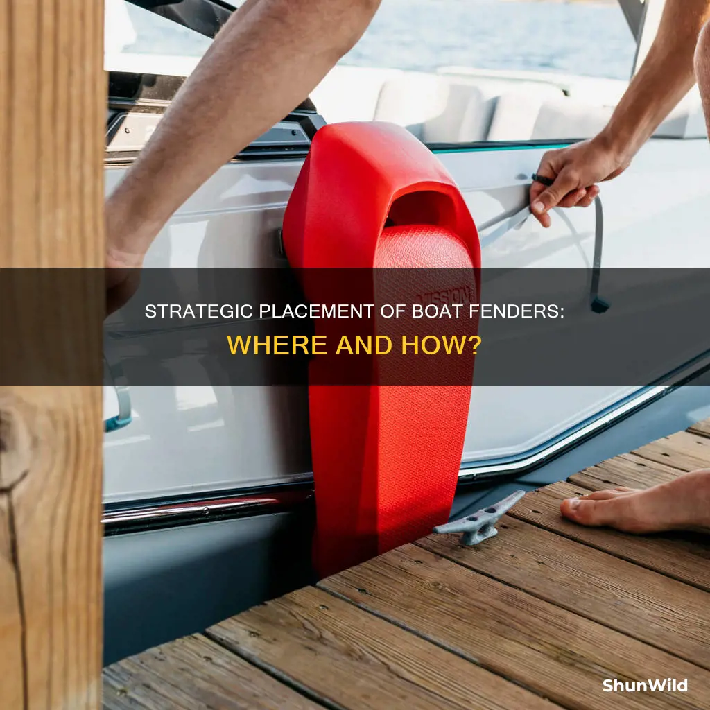 where to put boat fenders