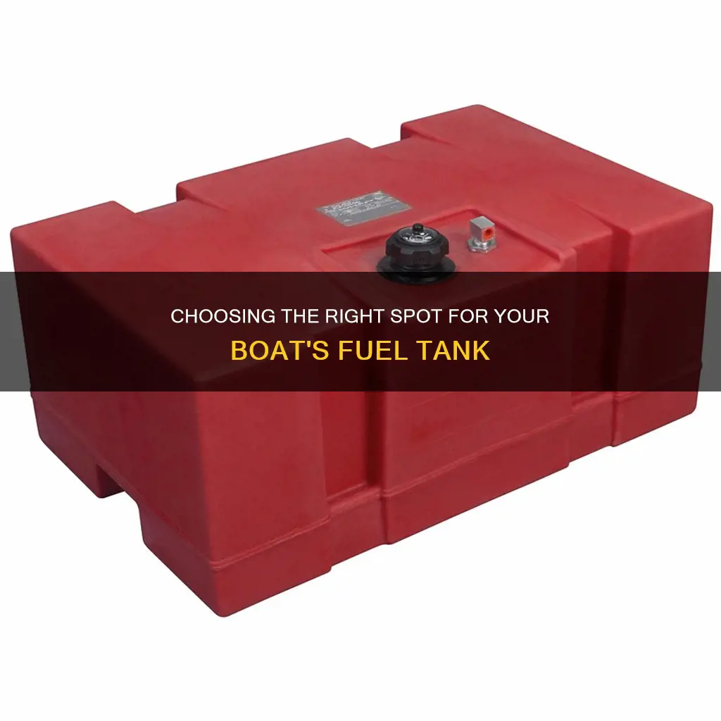 where to put boat fuel tank