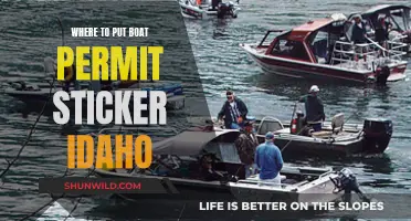 Boat Permit Sticker Placement in Idaho: Where Does it Go?