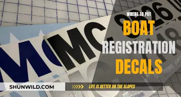 Boat Registration Decals: Placement Rules and Regulations