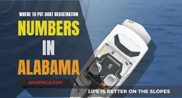 Boat Registration in Alabama: Where to Place Numbers