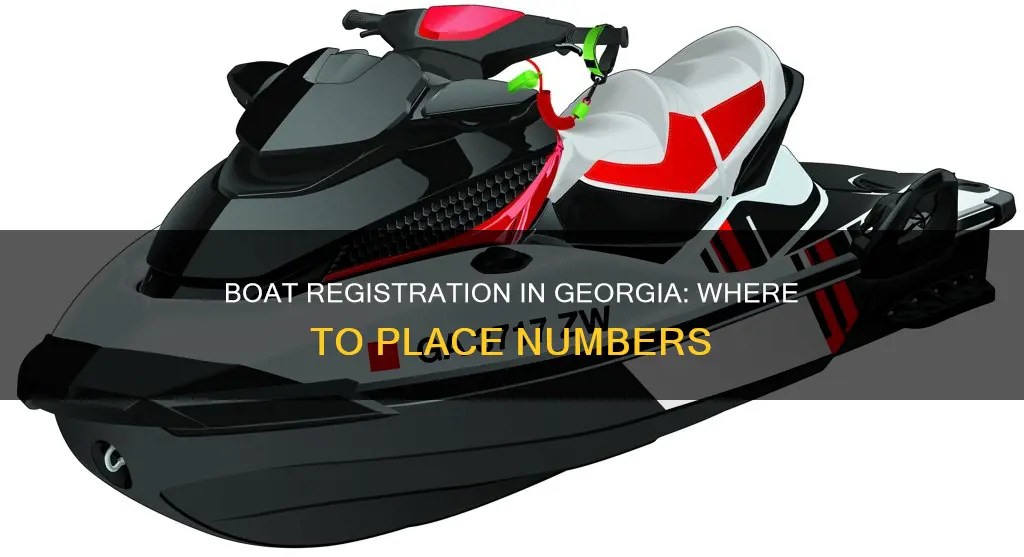 where to put boat registration numbers in Georgia