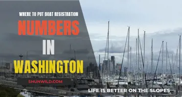 Boat Registration Numbers: Placement Guide for Washington State