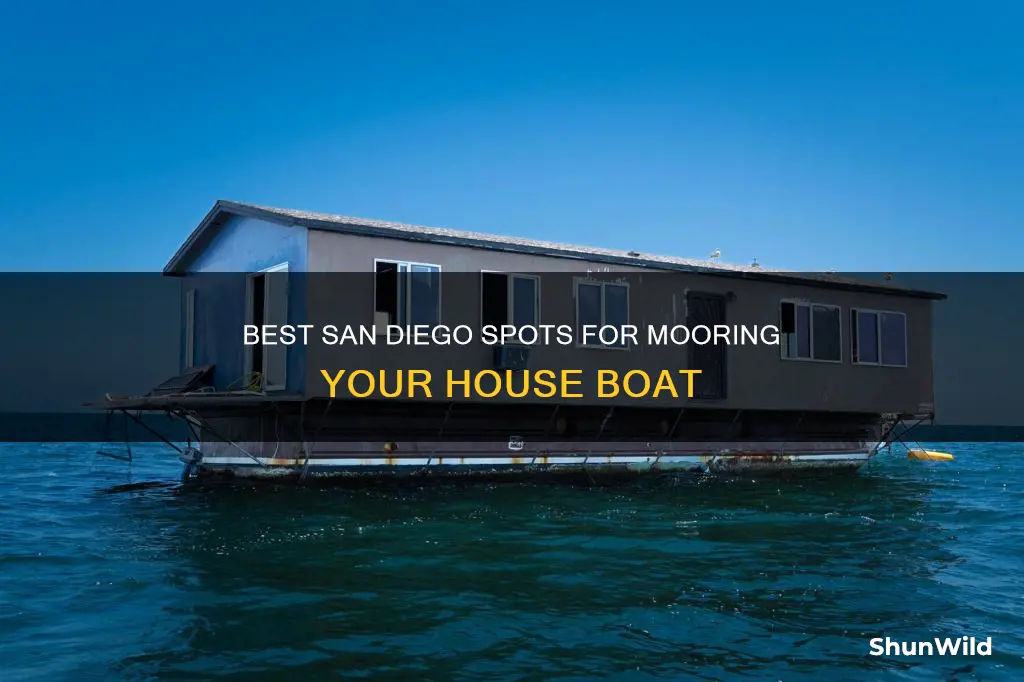 where to put house boat in san diego