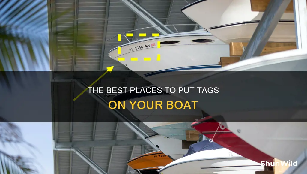 where to put tag on a boat