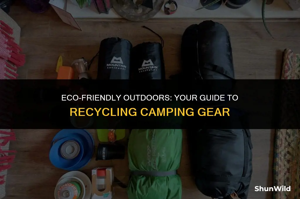 where to recycle camping gear