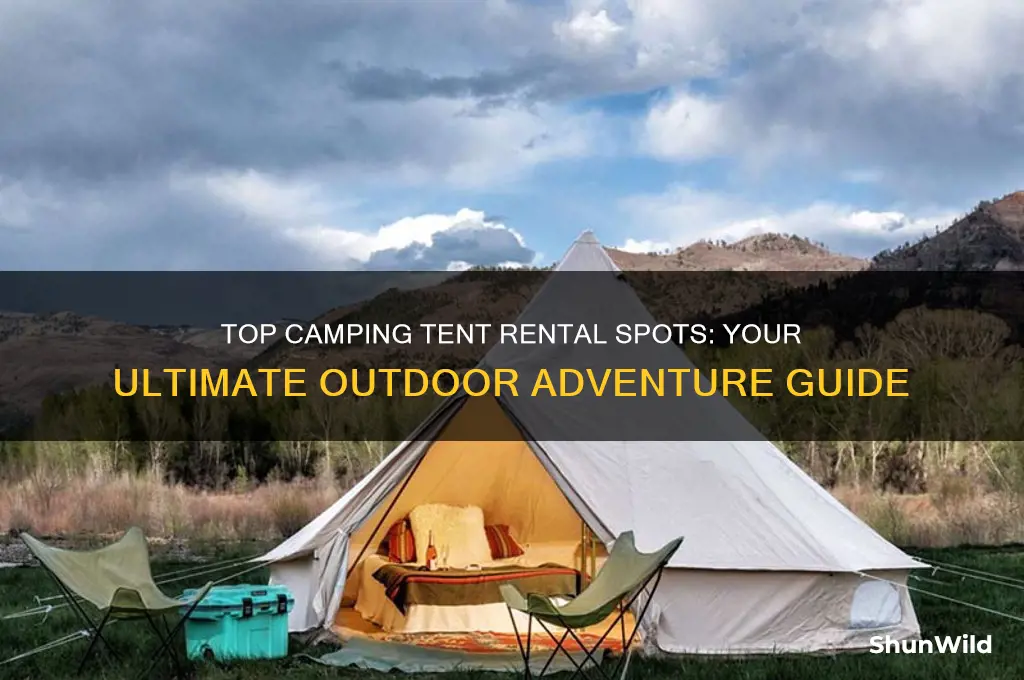 where to rent camping tents