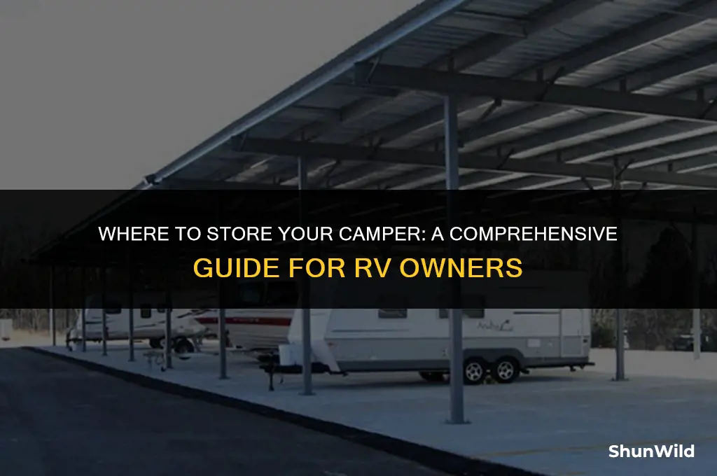 where to store camper