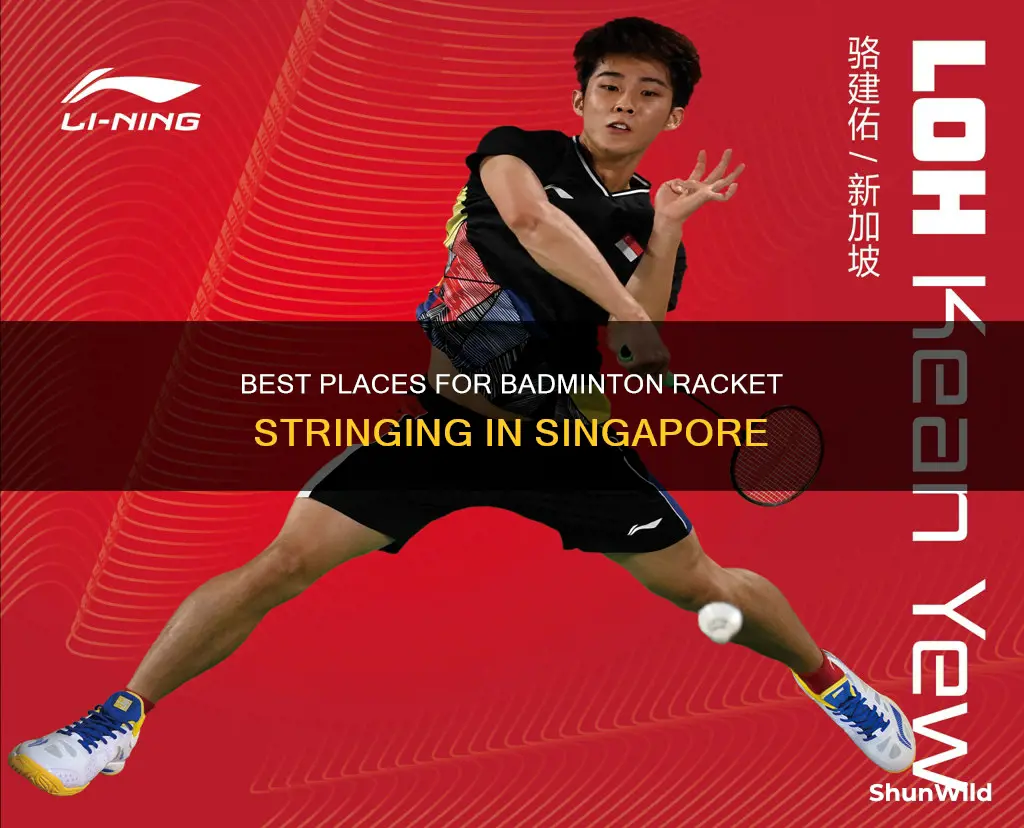 where to string badminton racket in singapore