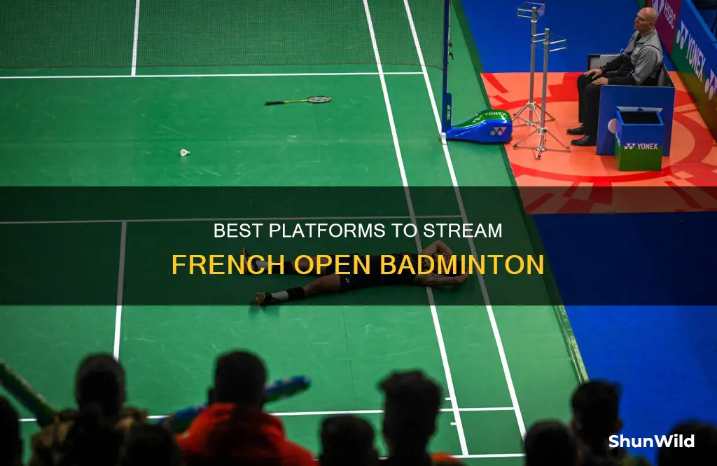 where to watch french open badminton