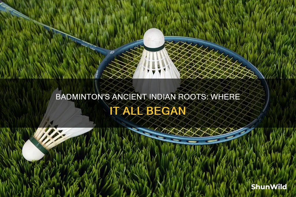 where was badminton first played in india