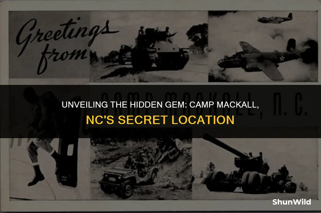 where was camp mackall nc