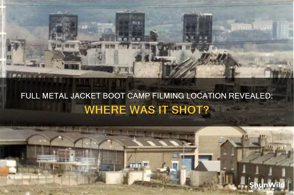 where was full metal jacket boot camp filmed