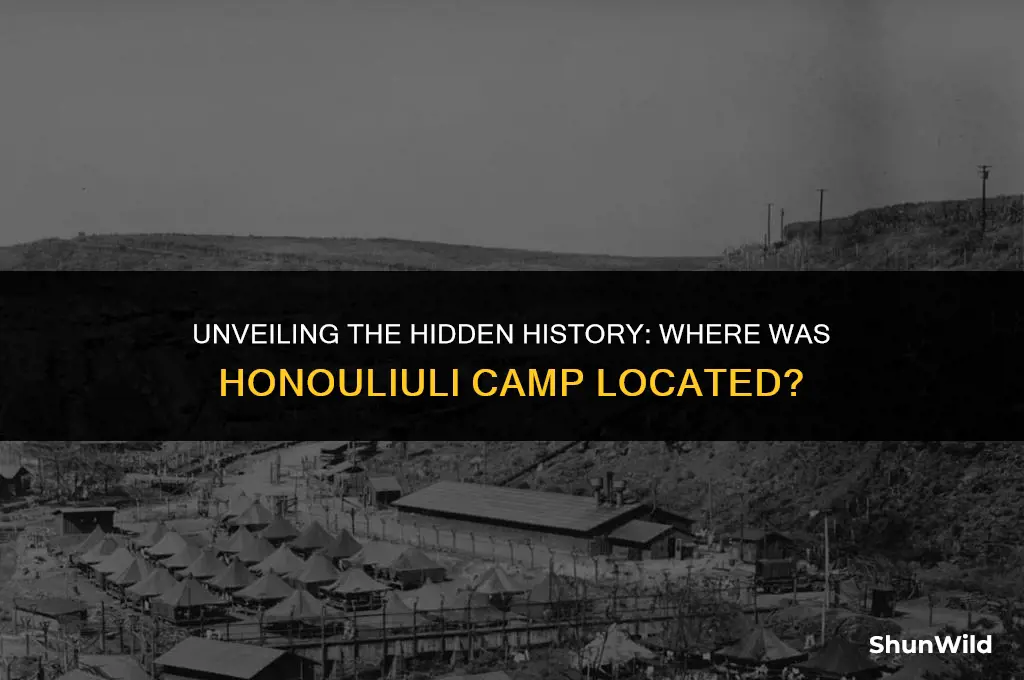where was honouliuli camp