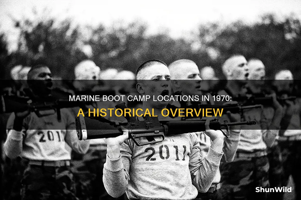 where was marine boot camp in 1970